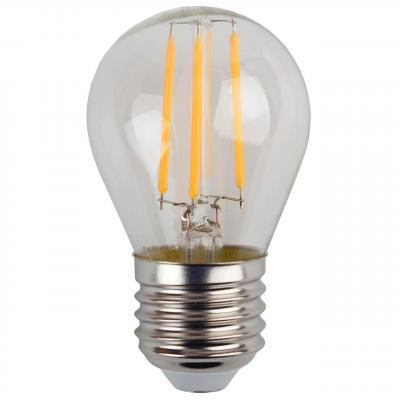 Лампа светодиодная филаментная ЭРА E27 9W 4000K прозрачная F-LED P45-9w-840-E27 Б0047029