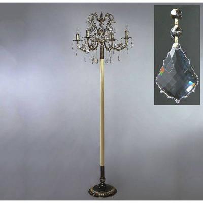 Ambiente 2118F/4 PB New Leaf GRANADA торшер напольный хрустальный