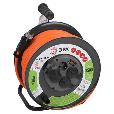 Удлинитель силовой 4гн 50м с/з ЭРА RMx RMx-4es-3x2.5-50m-IP44