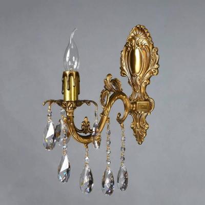 Ambiente 2118/1 AB Honey Leaf GRANADA бра (настенный светильник, хрустальный)