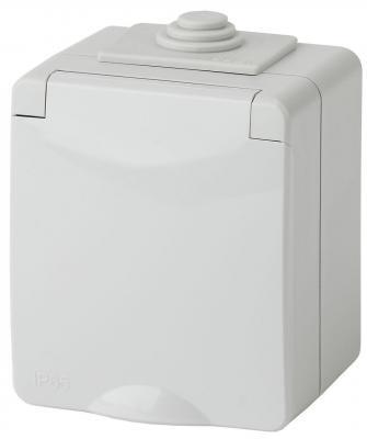 Розетка ЭРА Эксперт 2P E IP65 со шторками 16A 250V 11-2602-03 Б0035990