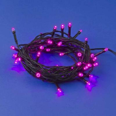 Светодиодная гирлянда Uniel 220V розовый ULD-S0500-050/DGA Pink IP20 UL-00007306