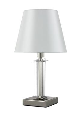 Настольная лампа Crystal Lux NICOLAS NICOLAS LG1 NICKEL/WHITE