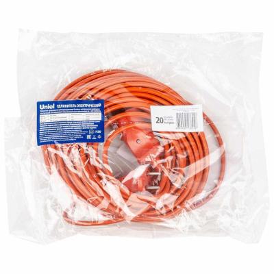 Удлинитель 1гн 20м б/з Uniel YX YX10-101 /UCK-1N/2x1,00/20M/O Orange