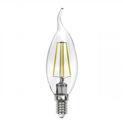 Лампа светодиодная филаментная (UL-00005903) Uniel E14 13W 3000K прозрачная LED-CW35-13W/3000K/E14/CL PLS02WH