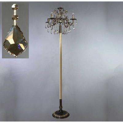 Ambiente 2118F/4 PB Honey Leaf GRANADA торшер напольный хрустальный