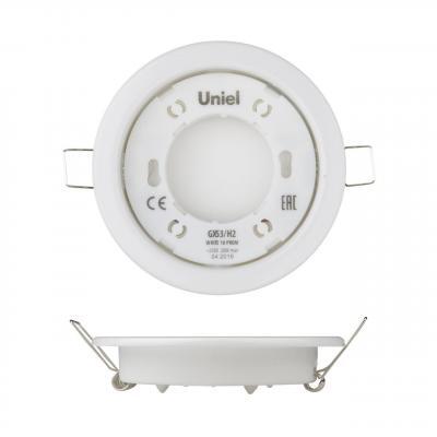 (10 шт.) Встраиваемый светильник (UL-00005051) Uniel GX53/H2 White 10 Prom