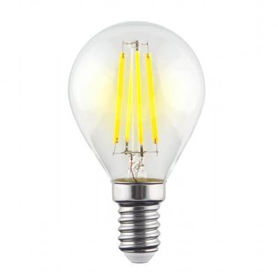 Лампа светодиодная Voltega E14 6,5W 2800K прозрачная VG10-G45E14warm9W-F 7136