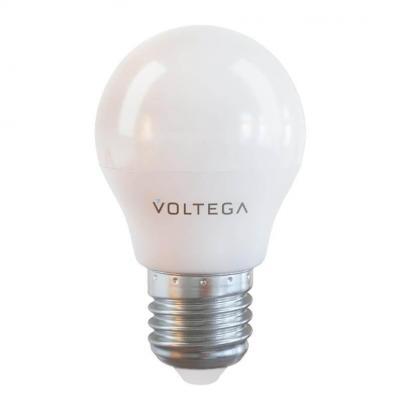 Лампа светодиодная Voltega E27 7W 4000К матовая VG2-G45E27cold7W 7053