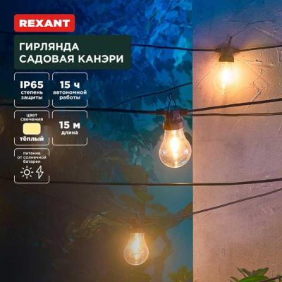 Уличная гирлянда REXANT 602-2422