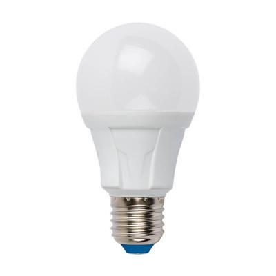 Лампа светодиодная диммируемая (UL-00004285) Uniel E27 10W 6500K матовая LED-A60 10W/6500K/E27/FR/DIM PLP01WH
