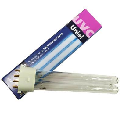 Лампа ультрафиолетовая бактерицидная (UL-00004683) Uniel 2G7 9W прозрачная ESL-PL-9/UVCB/2G7/CL