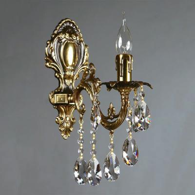Ambiente 2118/1 PB Honey Leaf GRANADA бра (настенный светильник, хрустальный)