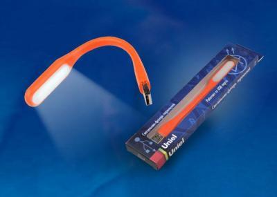 Переносной светодиодный фонарь (UL-00000252) Uniel Usb-зарядка 170х15 260 лм TLD-541 Orange