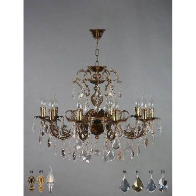 Ambiente 8888/10 PB New Leaf ALICANTE люстра подвесная хрустальная