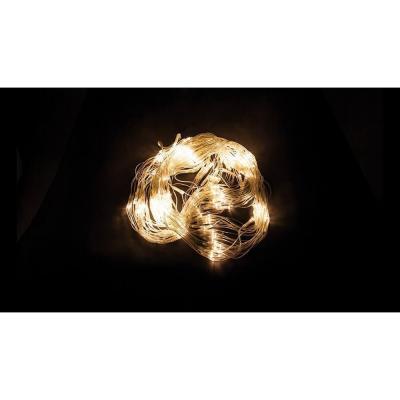 Светодиодная гирлянда Feron Сеть 2х2м 240LED теплый белый с мерцанием CL30 32360